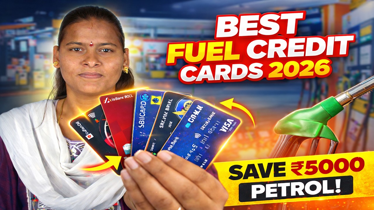 Best Fuel Credit Cards in India 2026 ⛽ Petrol పై 8.5% Cashback | Top 5 Fuel Cards In Telugu