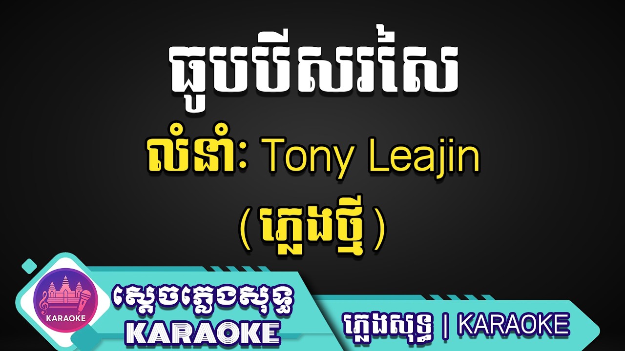ធូបបីសរសៃ ភ្លេងសុទ្ធ, Tony Leajin, ស្តេចភ្លេងសុទ្ធ Karaoke