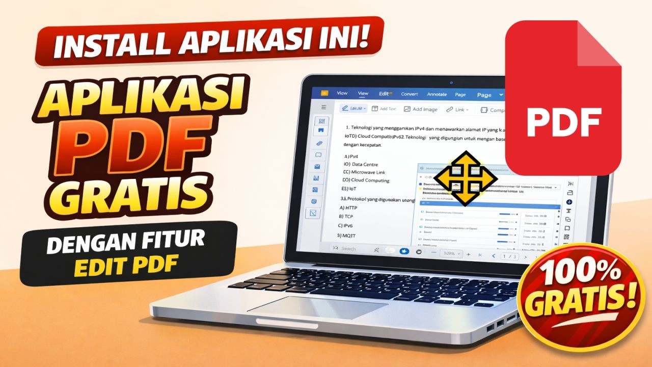 Terbaru ! Download dan Install Aplikasi PDF Dengan Fitur Edit PDF Gratis