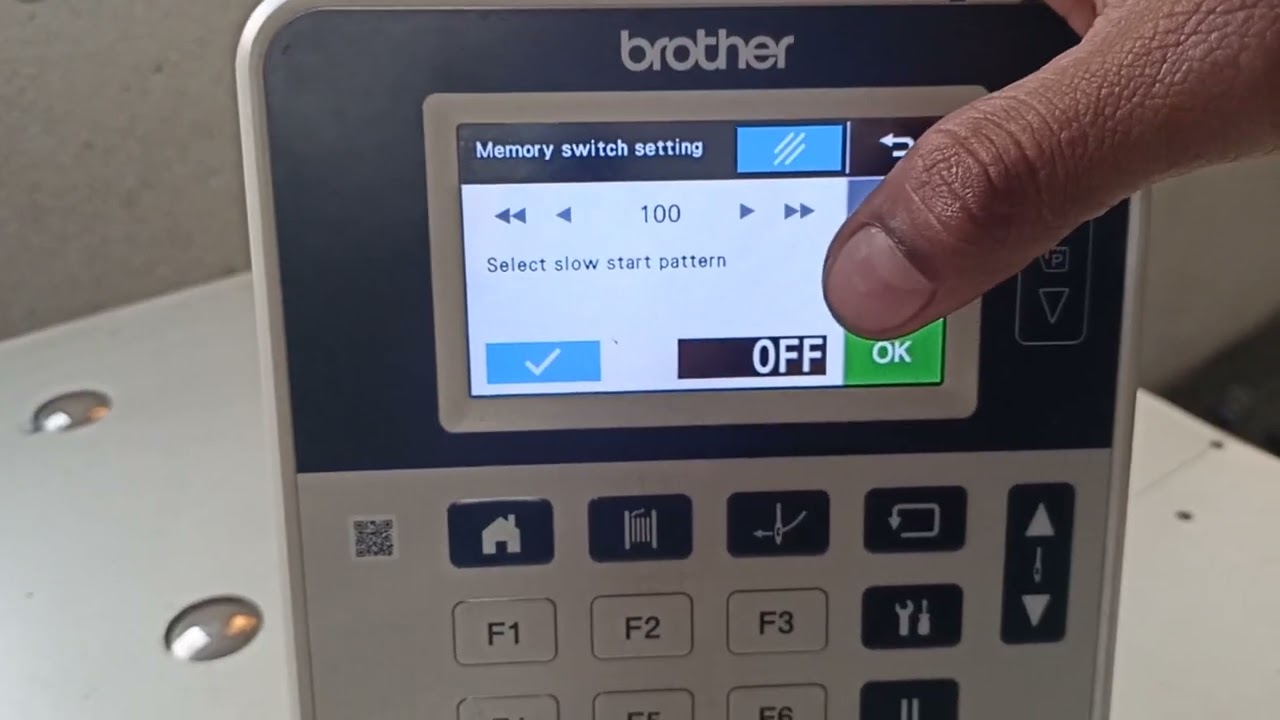 brother bartack KE-430HX need speed setting ಕನ್ನಡ video.