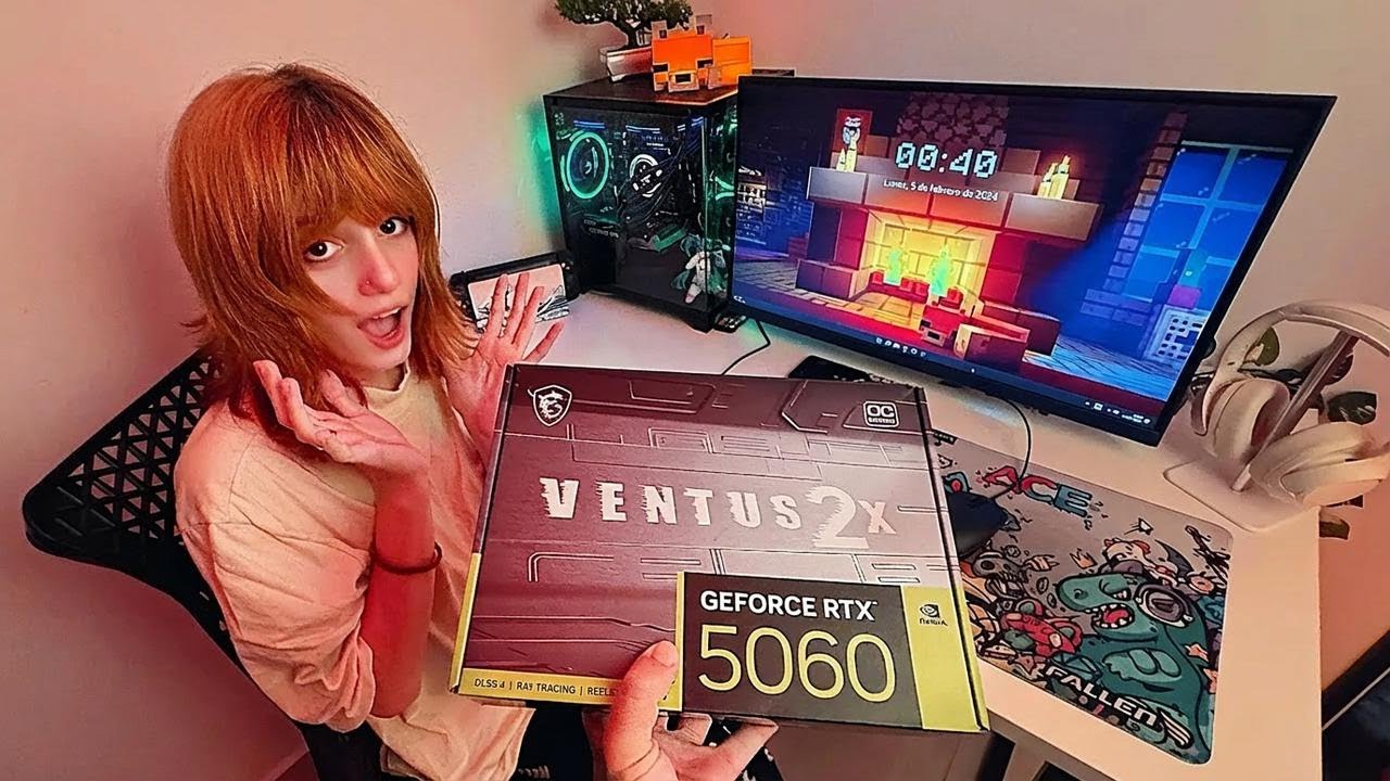 Armamos su primer setup gamer ¡Quedó increíble! - con @IngridSukoshi