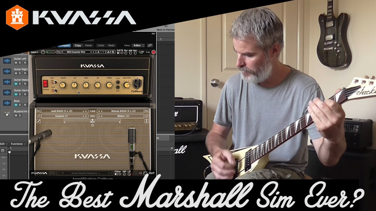 Best Marshall Sim Ever? Testing out Kuassa - Amplifikation Caliburn Plugin