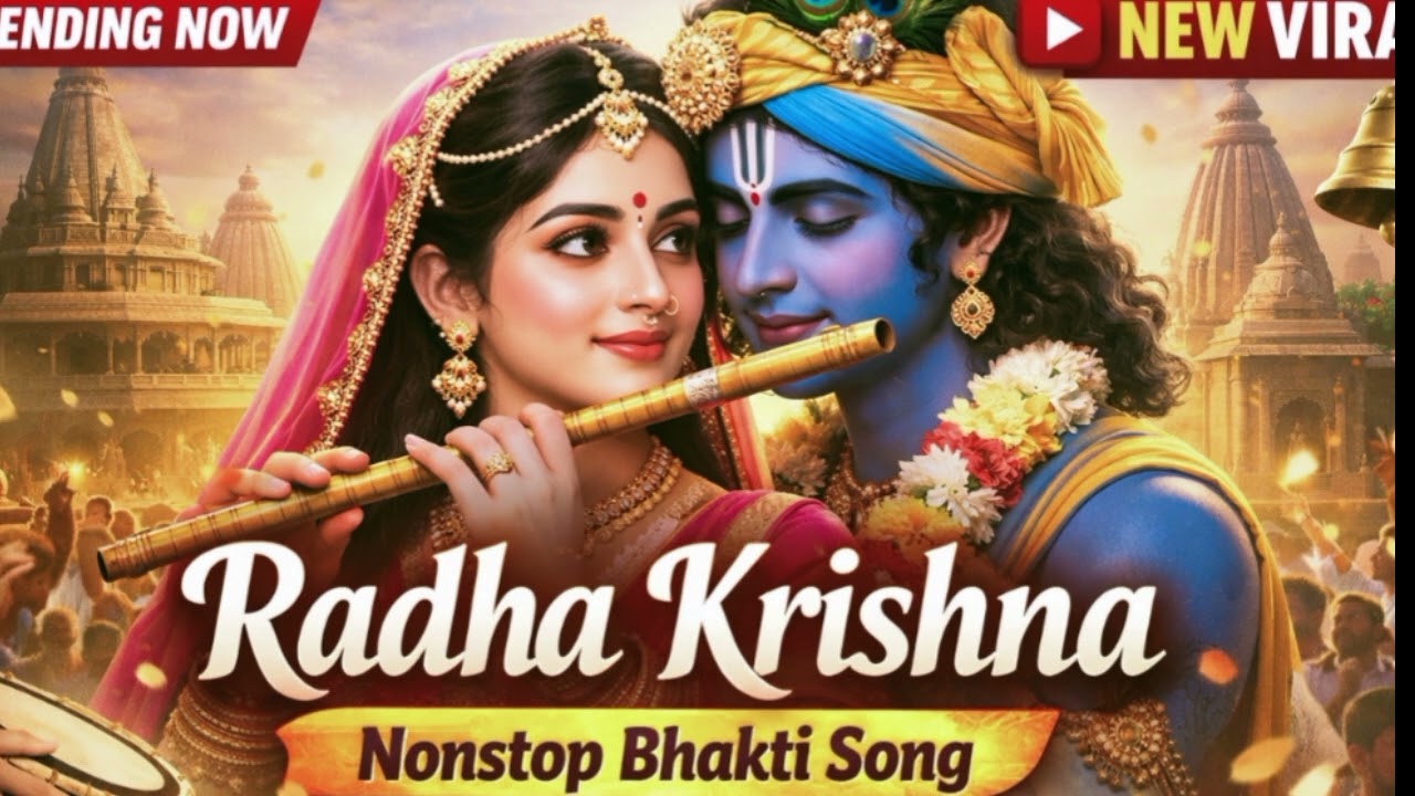 Radhe Krishna Nonstop Bhakti Song 🙏 | Vrindavan Radha Krishna Bhajan | Krishna Bhakti Song | Radhe 