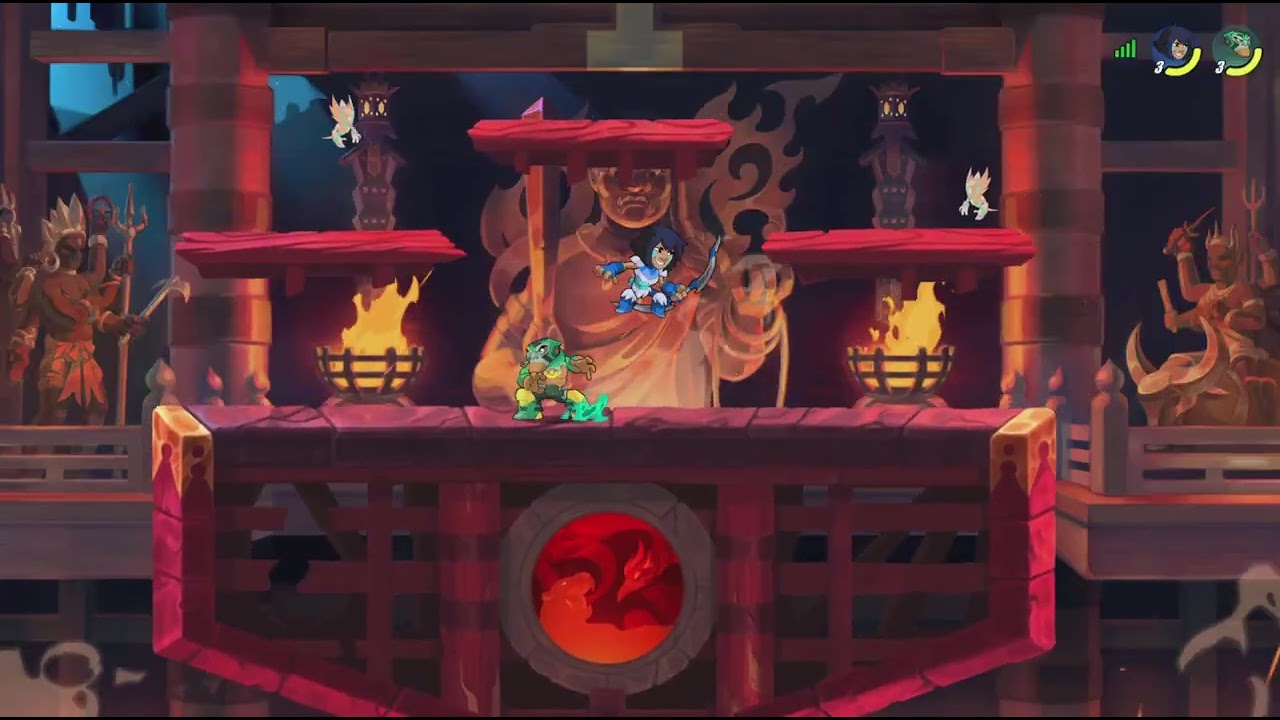 Casual Brawlhalla spielen bis mein Controller leer ist.