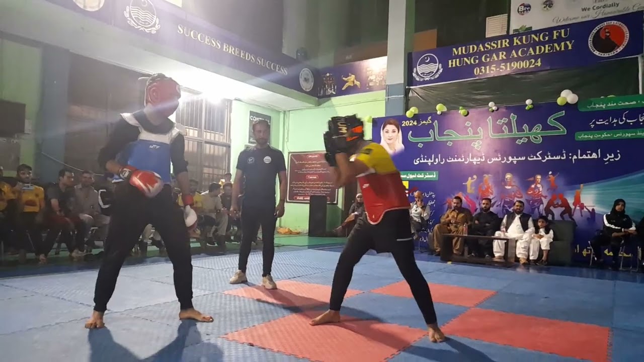 Shehryar 🆚 abdullah kickboxing match 