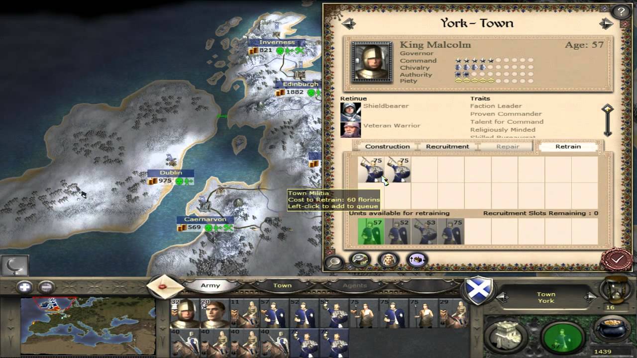 Let's Play Medieval II Total War Part #3 - Random Crusades [Scottish Campaign]