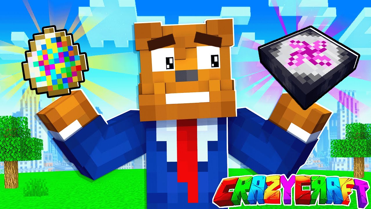 Spawning The Easter Bunny In Minecraft Crazy Craft