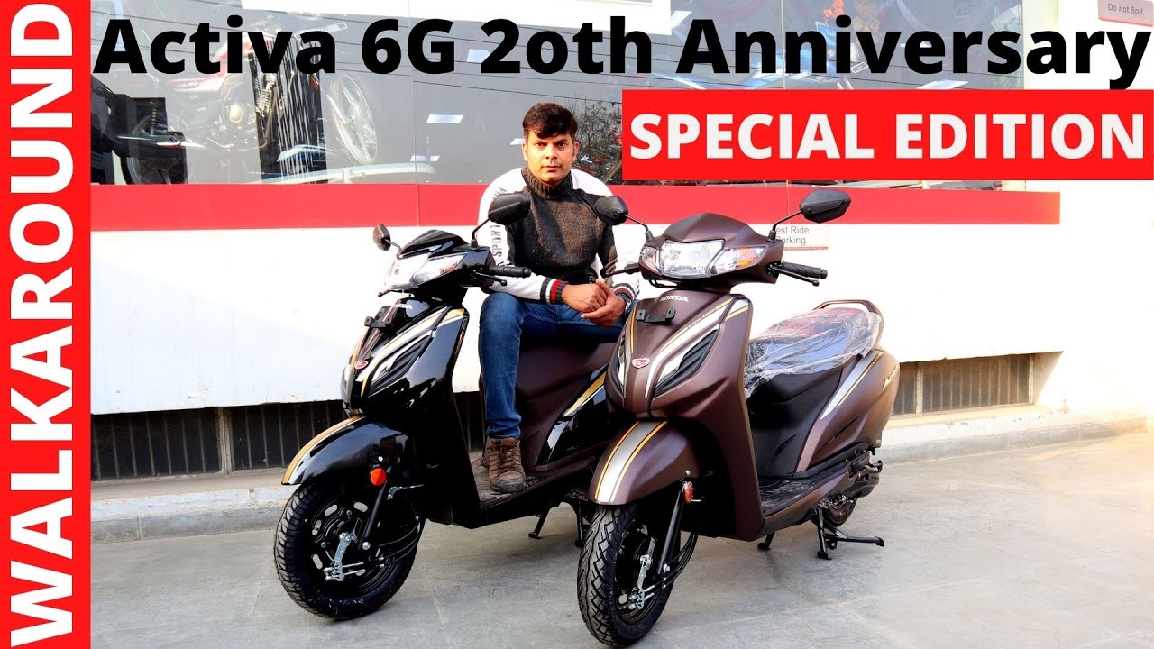 Honda Activa 6G 20th Anniversary Edition Walkaround II POW