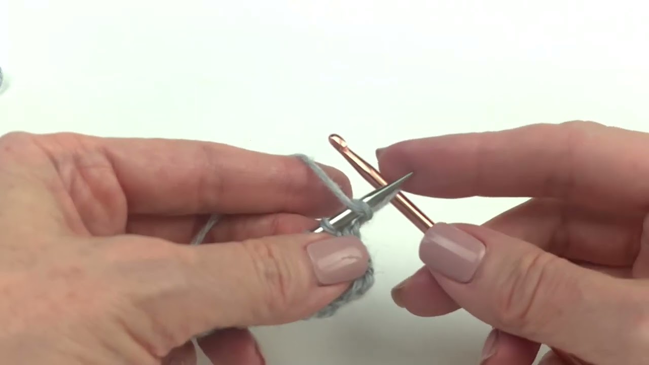 Chinese Waitress Bind Off with a Crochet Hook