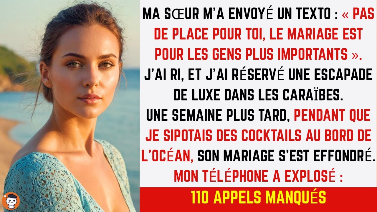 « Pas de place pour toi à mon mariage »… une semaine plus tard, tout s’est effondré