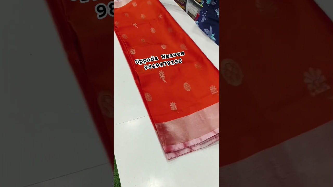 Uppada Pure Pattu Silver Flower Buta Saree Booking 9849479196 