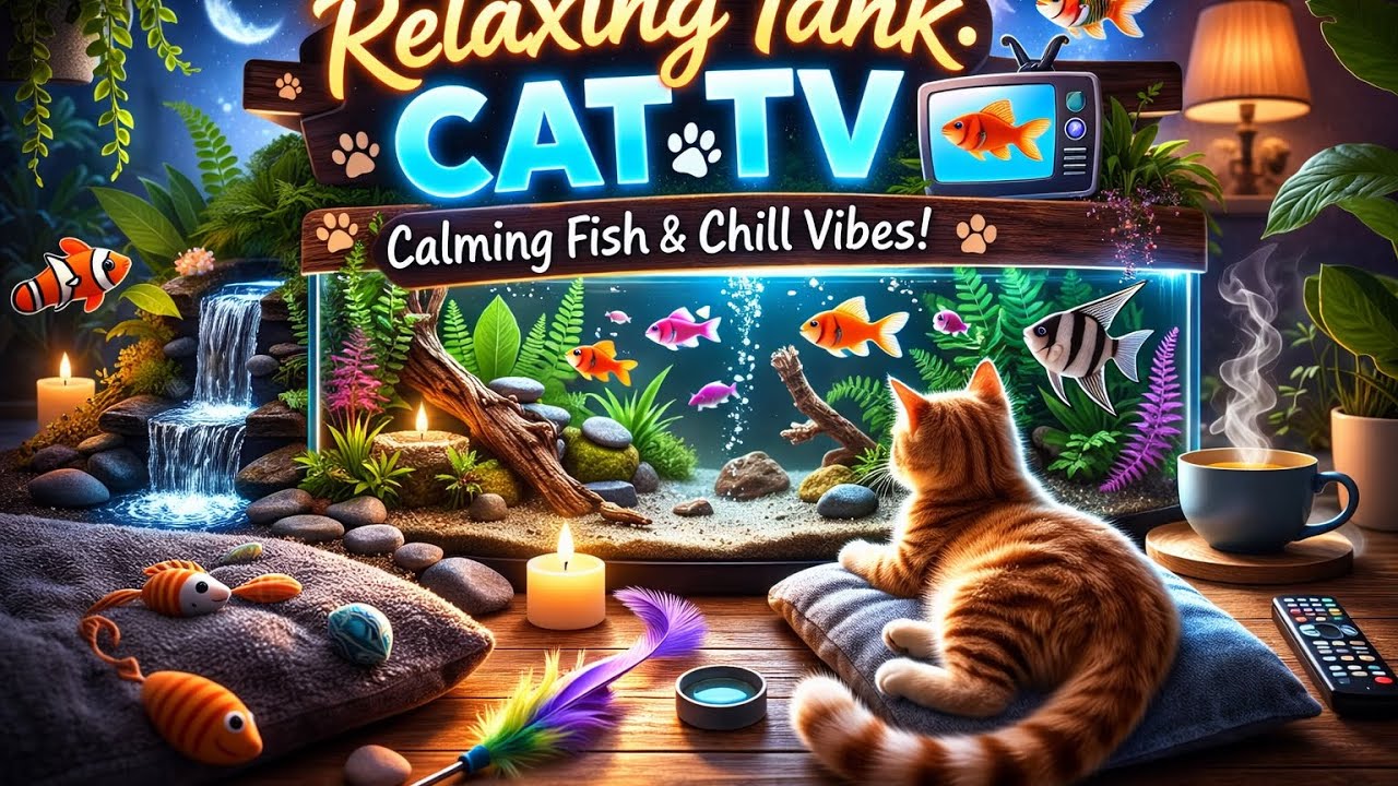 Welcome to last night’s relaxing aquarium live 🐠✨