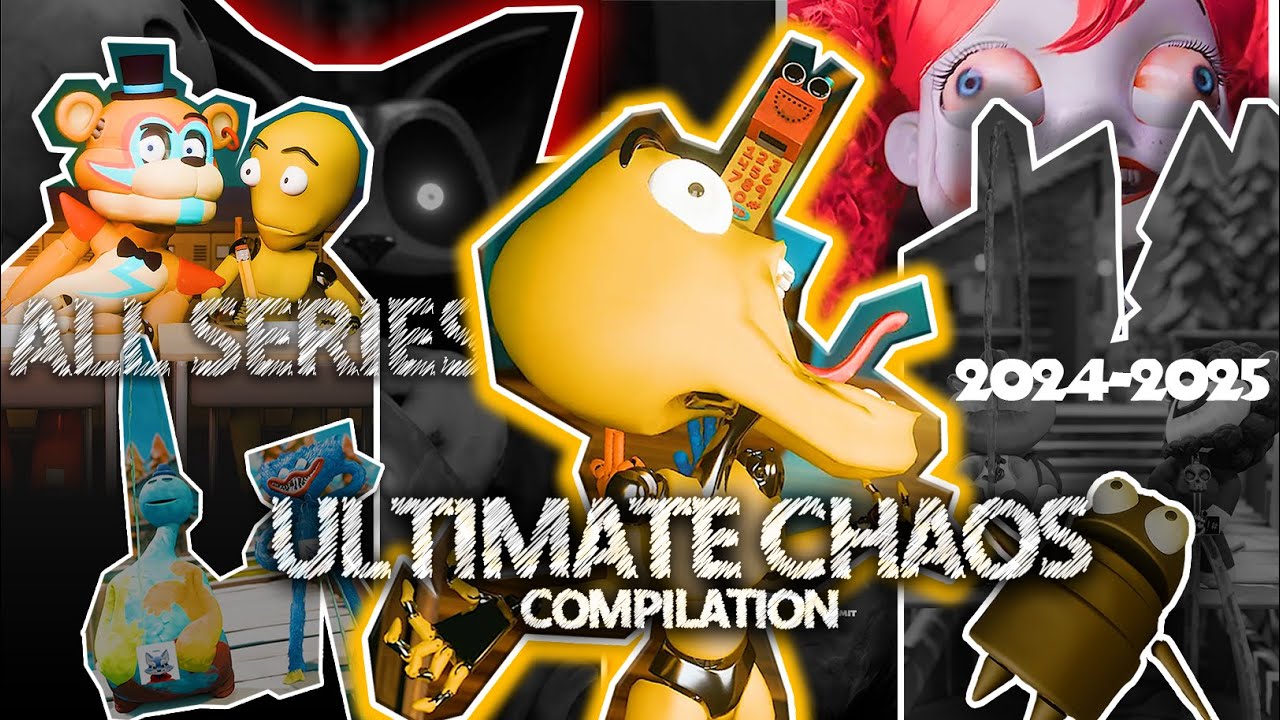 Foxtive Animations: The Ultimate Chaos Compilation 😂🔥 | Poppy Playtime x FNAF & More