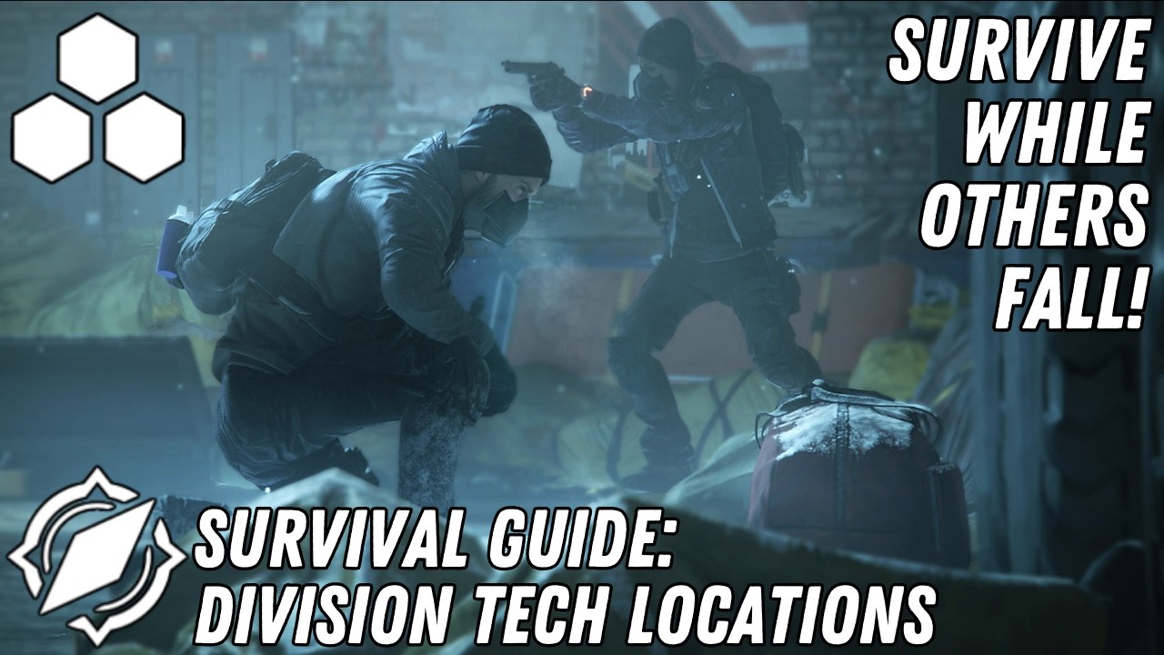 ALL Survival ❄ Division Tech Locations | The Division 1