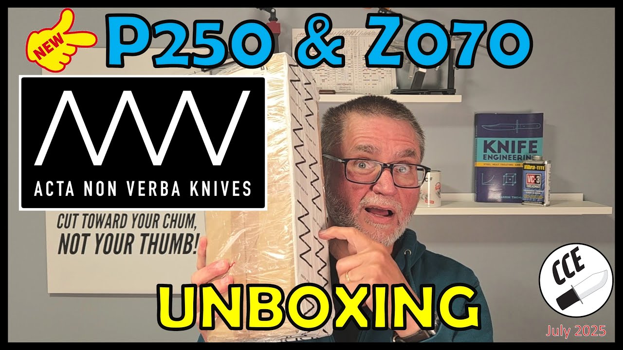 Acta Non Verba Unboxing the New Z070NEO & P250    #slipjoint & #fixedblade