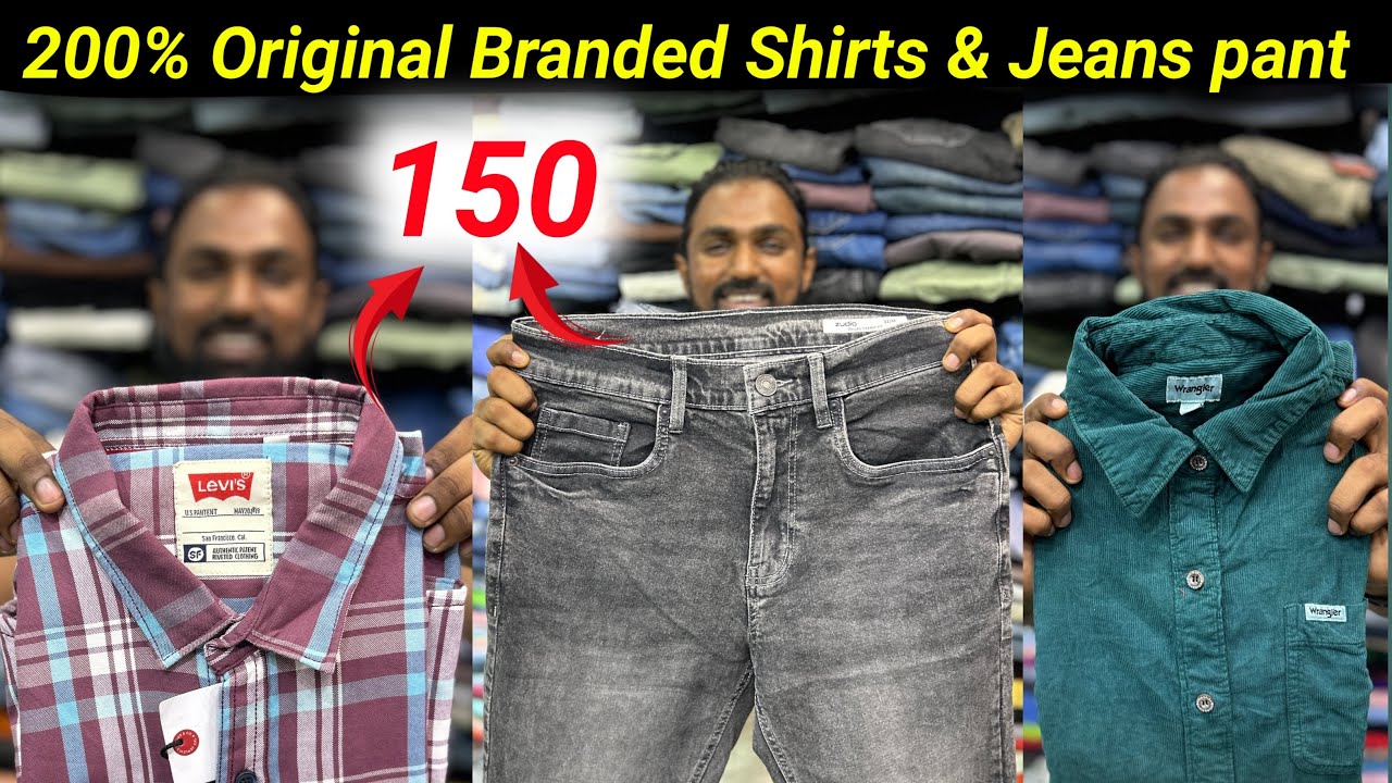 ரூ.150-க்கு Branded Shirts & jeans pant😳in Chennai | online order ✅ | Vimals lifestyle
