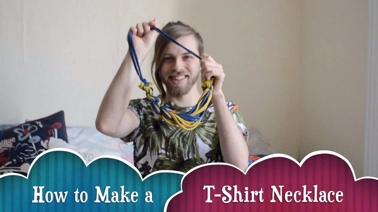 How to Make a T-Shirt Necklace - Thrifty Fashion with Kyle Flynn Davies - Episode 7