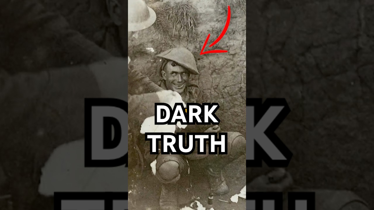 The Dark Truth About the Shellshocked WW1 Soldier Photo #shorts