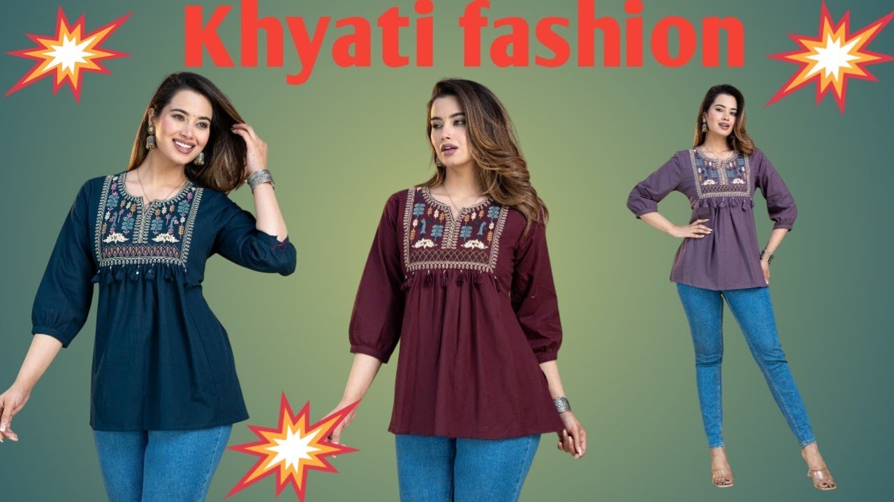 ટયુનીક માં નવો માલ આવી ગયો છે. 9106495139  || all India delivery available ||