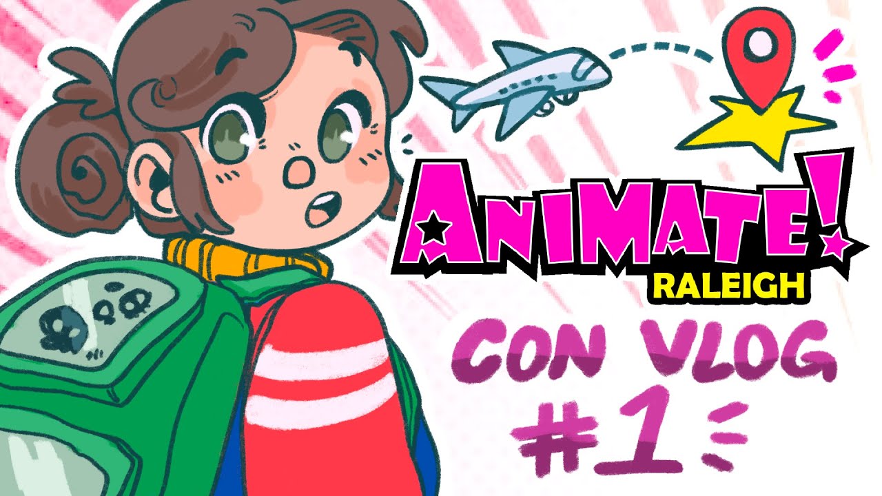 Milky Tomato Animate Raleigh Vlog! - Con Vlog #1