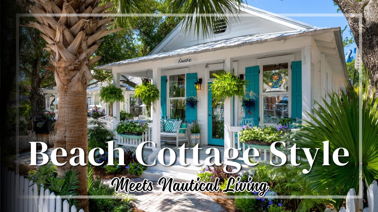 Beach Cottage Meets Boat House: Tiny House Design Ideas for a Relaxed, Nautical Retreat