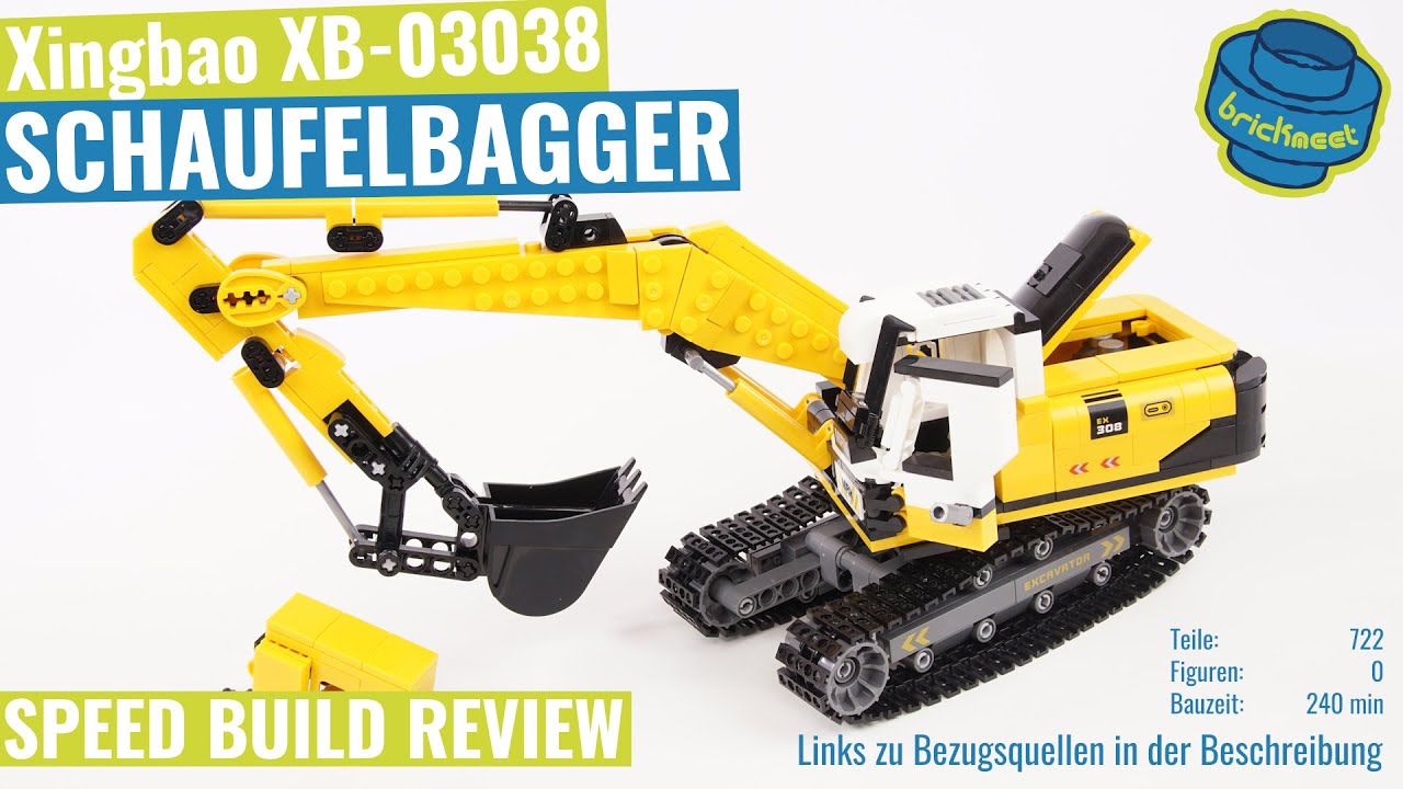Xingbao XB-03038 - Schaufelbagger -Speed Build Review