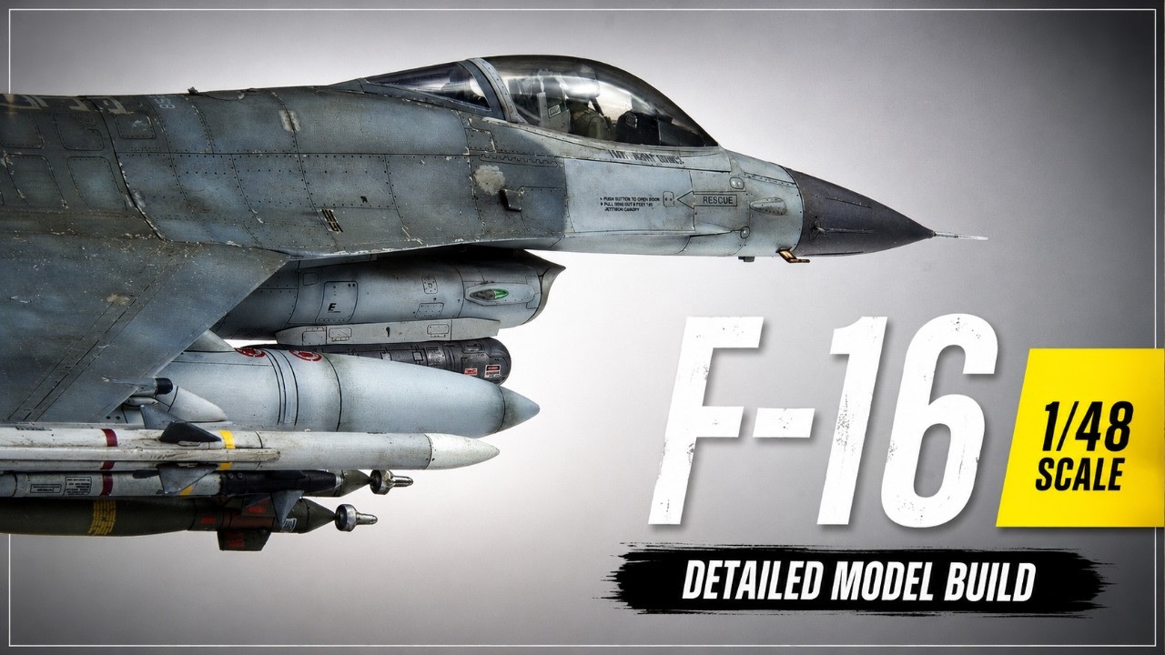 F-16 Fighting Falcon - Tamiya 1/48 - Scale Model Aircraft