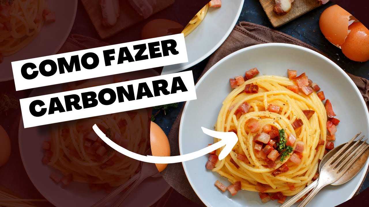COMO FAZER CARBONARA | O clássico Italiano