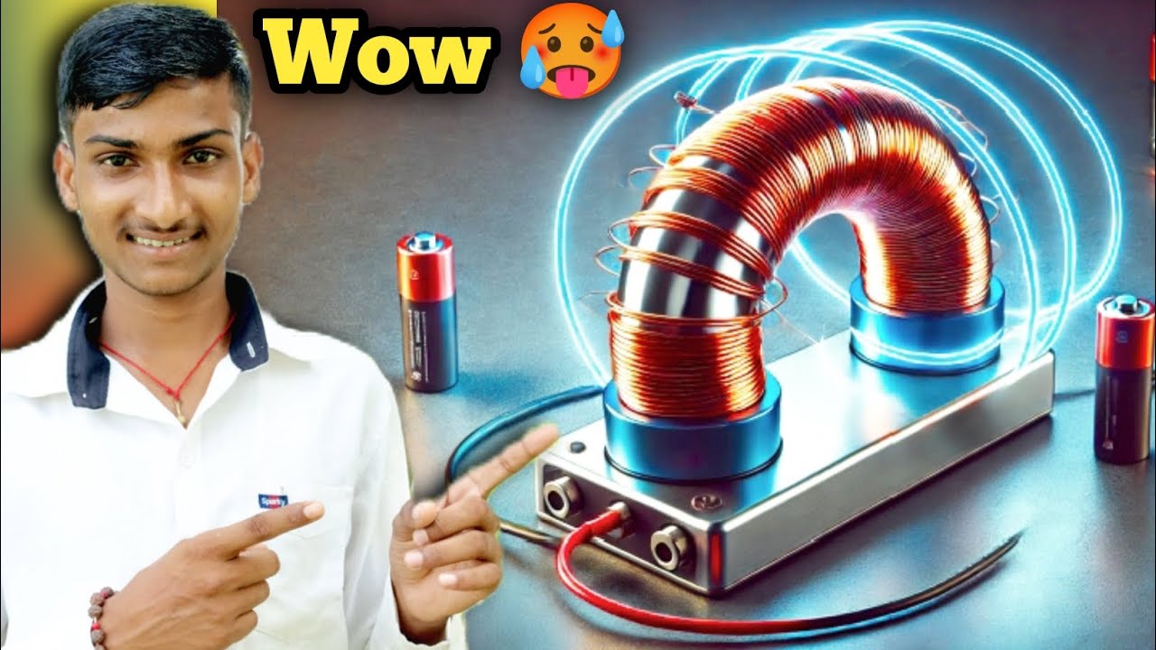 3D Electromagnet (विद्युत चुंबक) Explained | How Electromagnet Works in Hindi