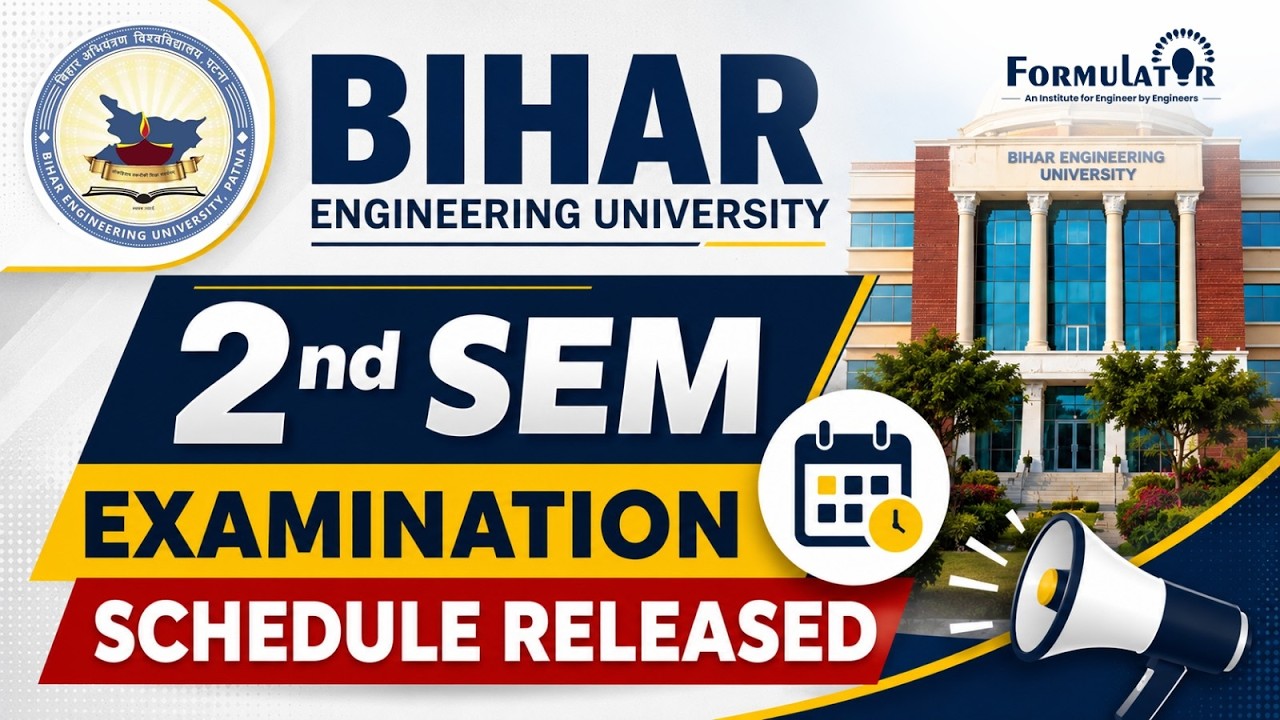 BEU 2nd Semester Exam Date 2026 Released 🚨  | Bihar Engineering University Patna | Official Notice