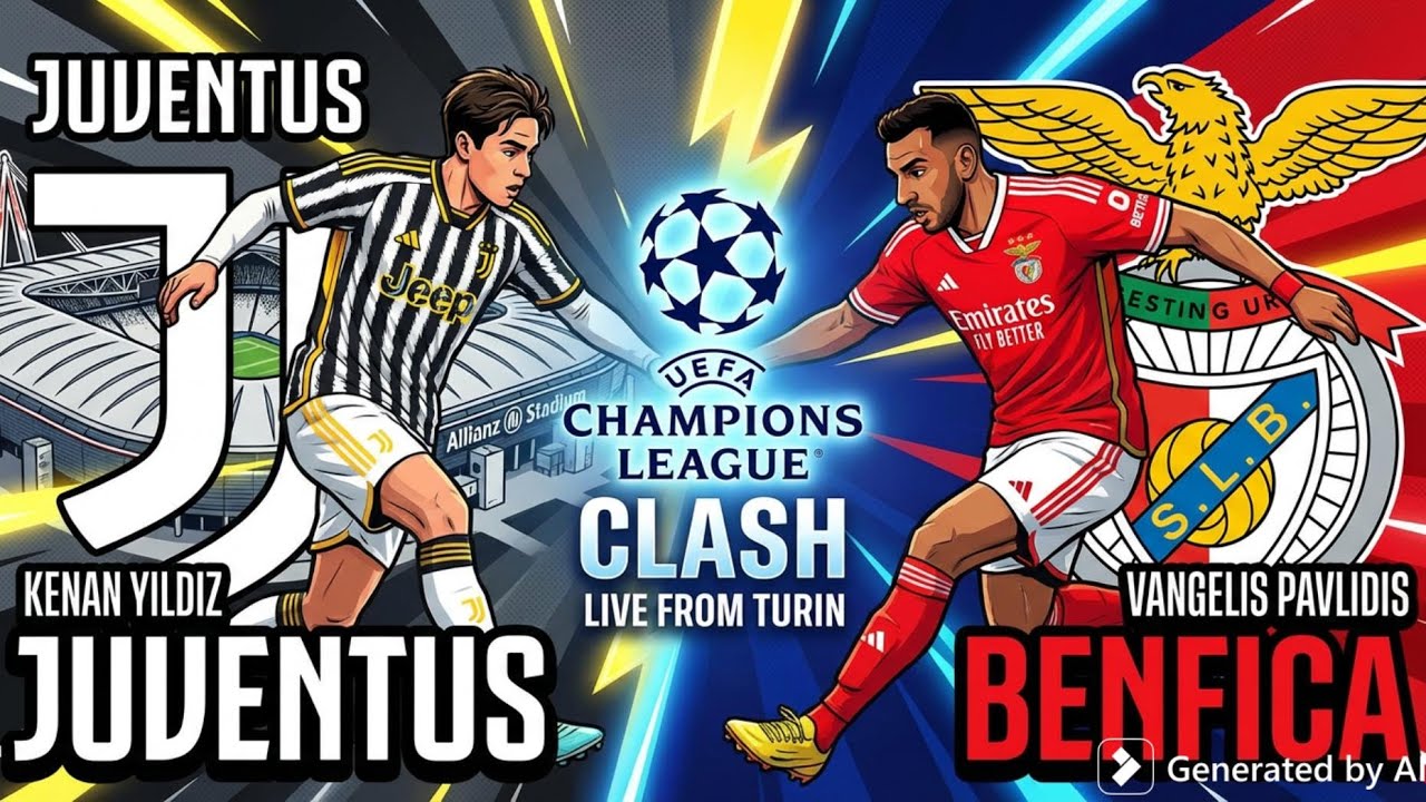 Juventus vs Benfica Champions League Showdown!