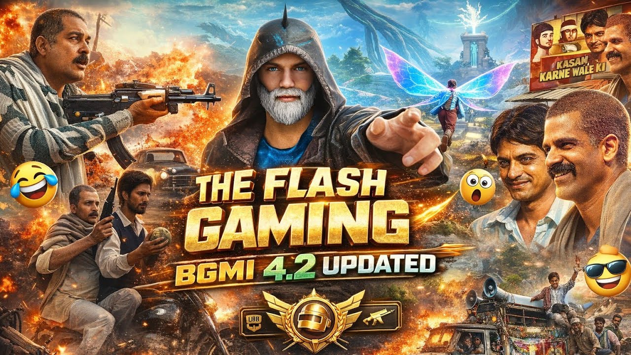 FLASH IS LIVE | BGMI 4.2 UPDATE 💀| POCO F7 🔥| 120FPS⚡| BGMI LIVE STREAM 🎮