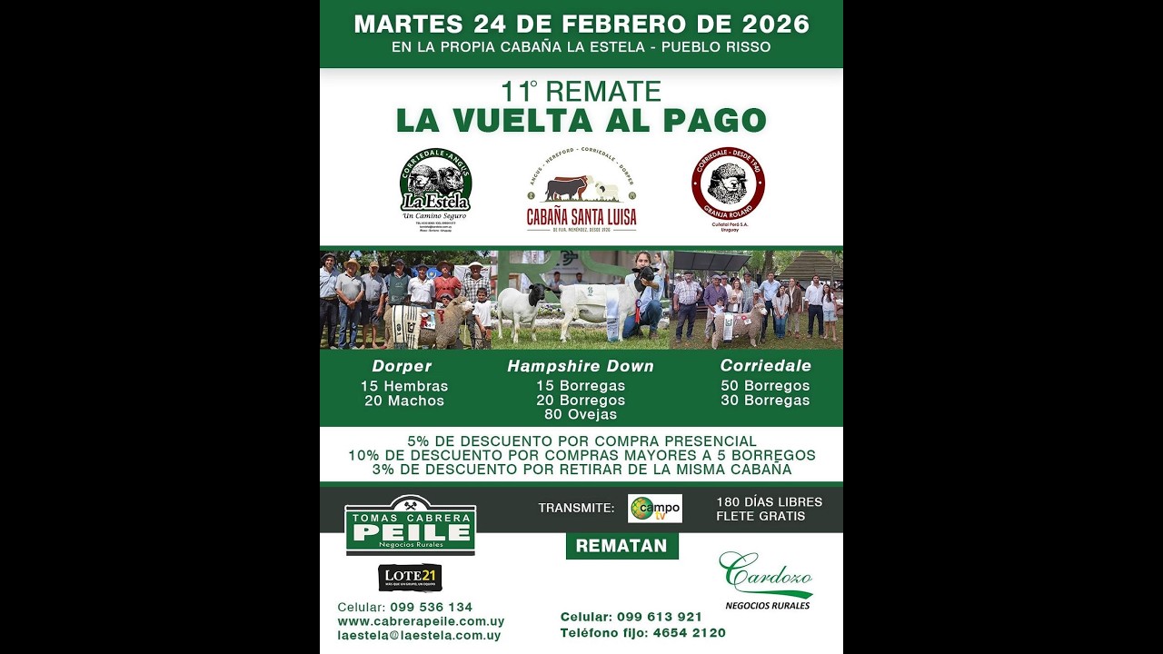 Remate Cabrera Peile La vuelta al Pago