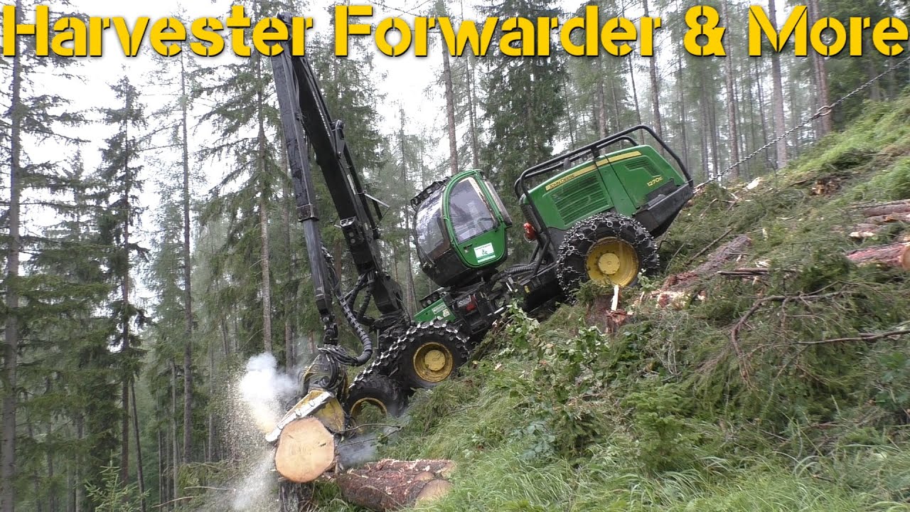 John Deere 1270E | Steep Slope Harvesting