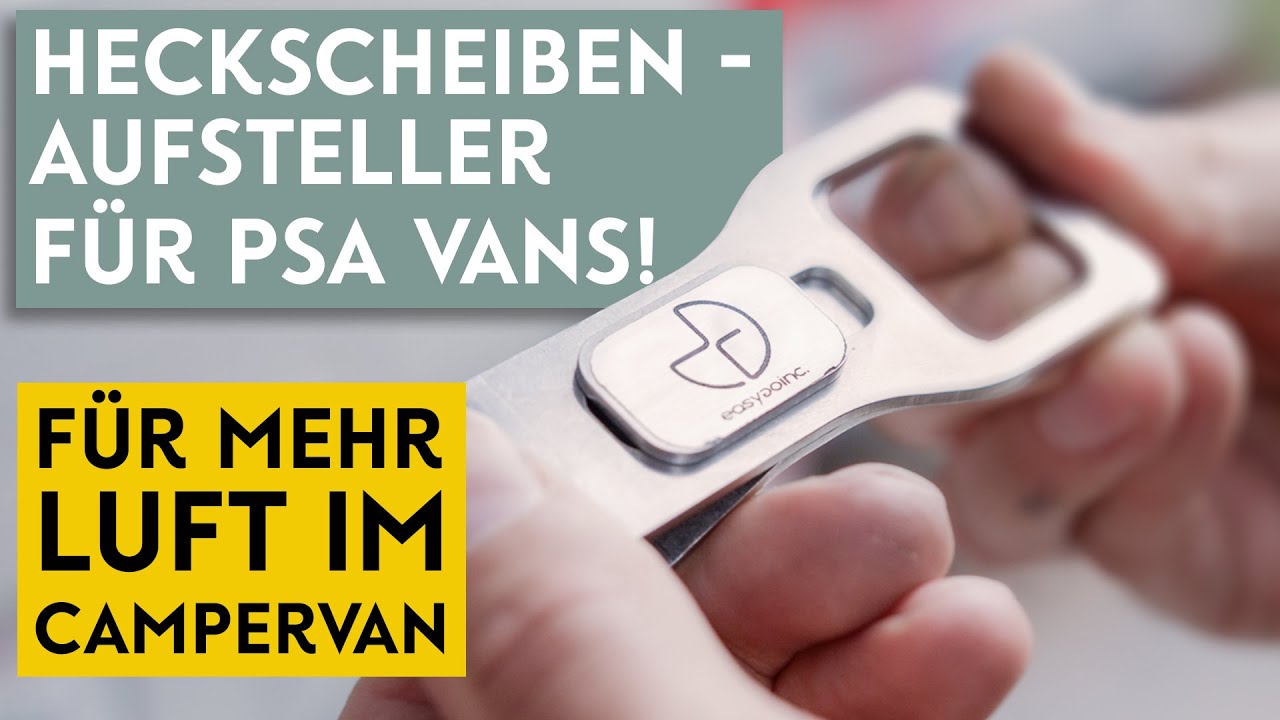 easygoinc. Heckscheiben - Aufsteller für PSA Vans wie Spacetourer, Traveller, ProAce & Zafira Life