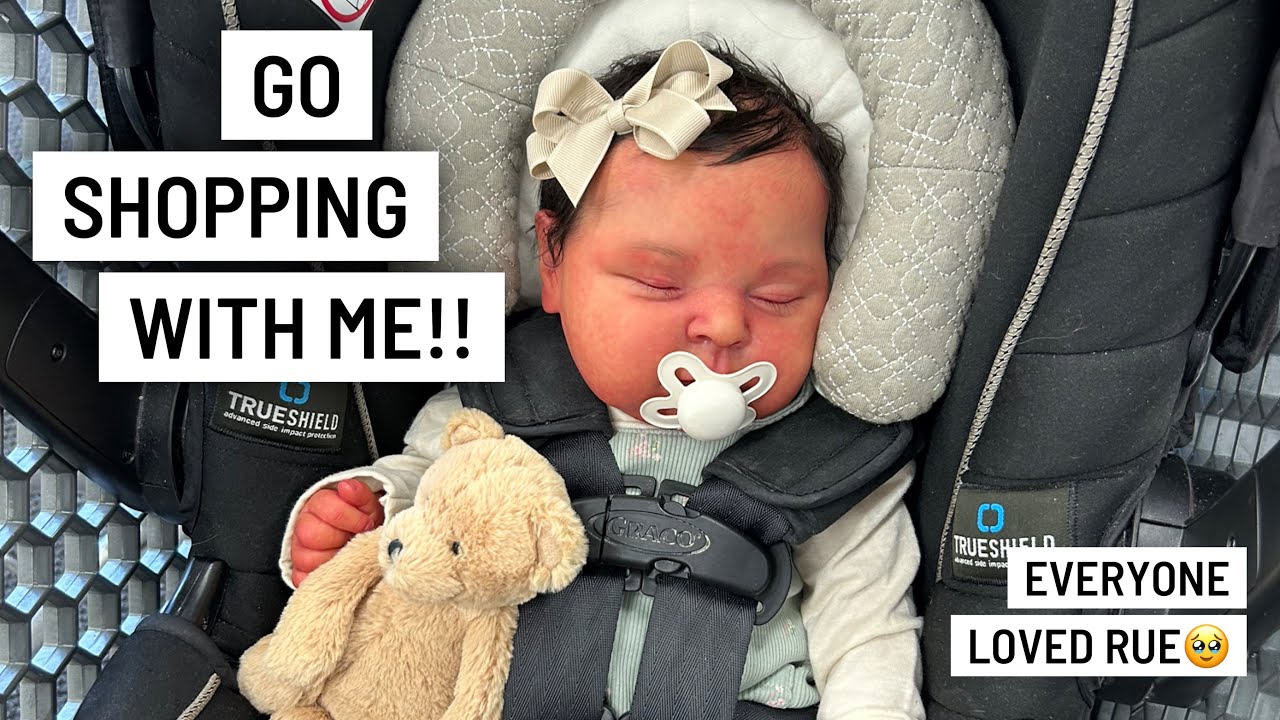 Reborn Outing | Baby Rue Goes Shopping!! With reactions