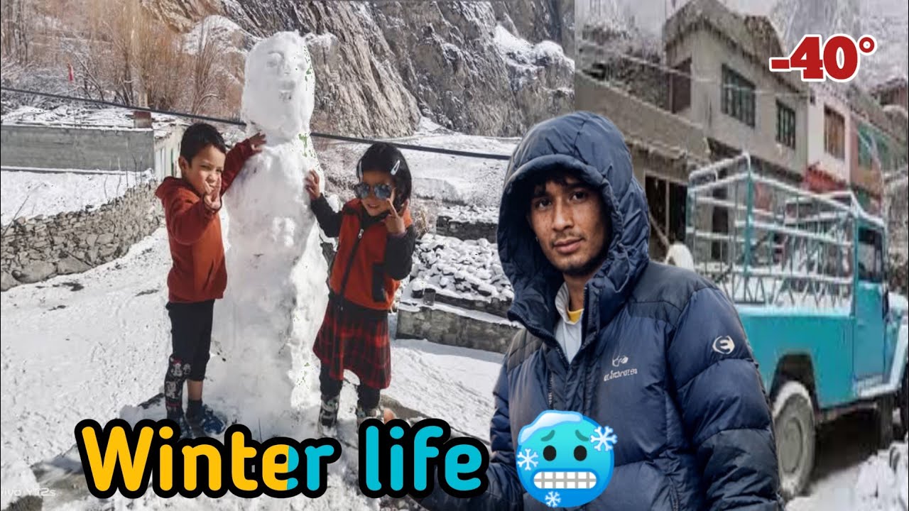 Extremely Coldest Mountain Village of Pakistan Northern Area Skardu 