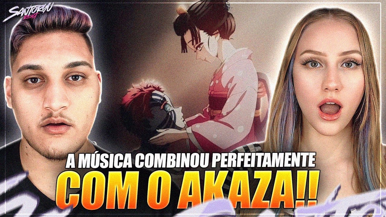 Dawid - Vilão (Akaza) | O ''VILÃO'' DA HISTÓRIA - REACT EM CASAL