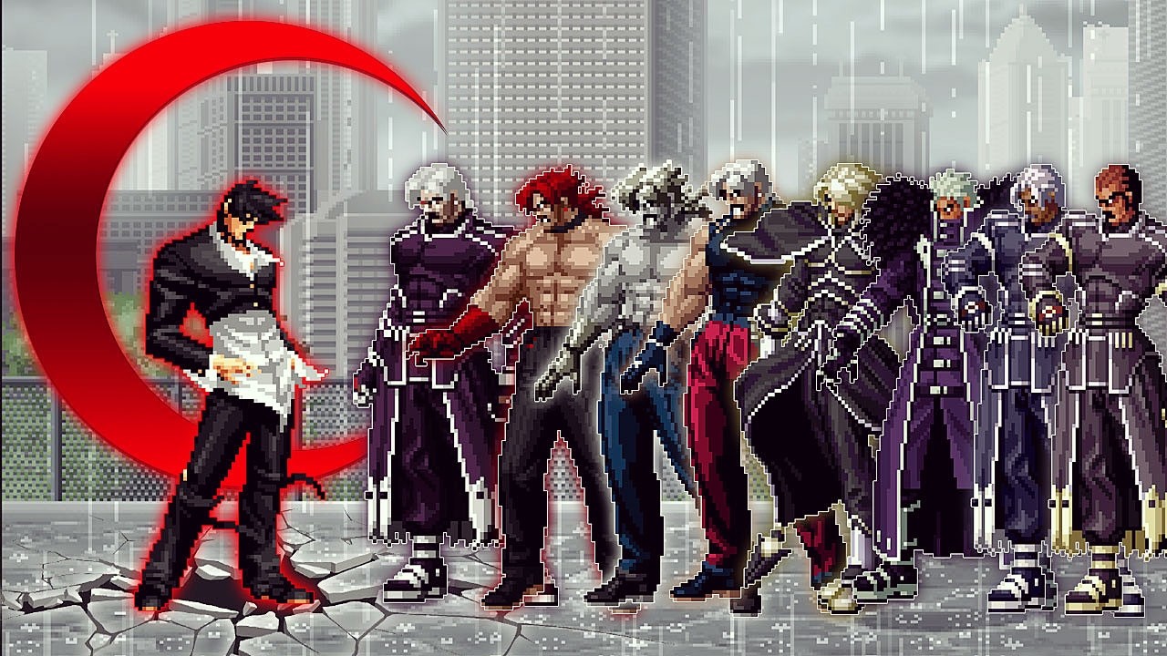[KOF Mugen] Iori Crime Vs Nest Bosses, Rugal Team