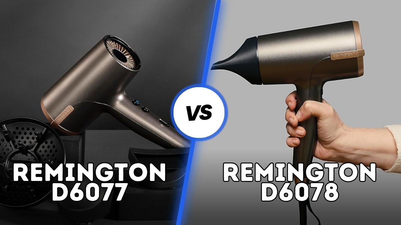 Remington D6077 vs. D6078 – ¿Cuál es el mejor secador? Comparativa completa