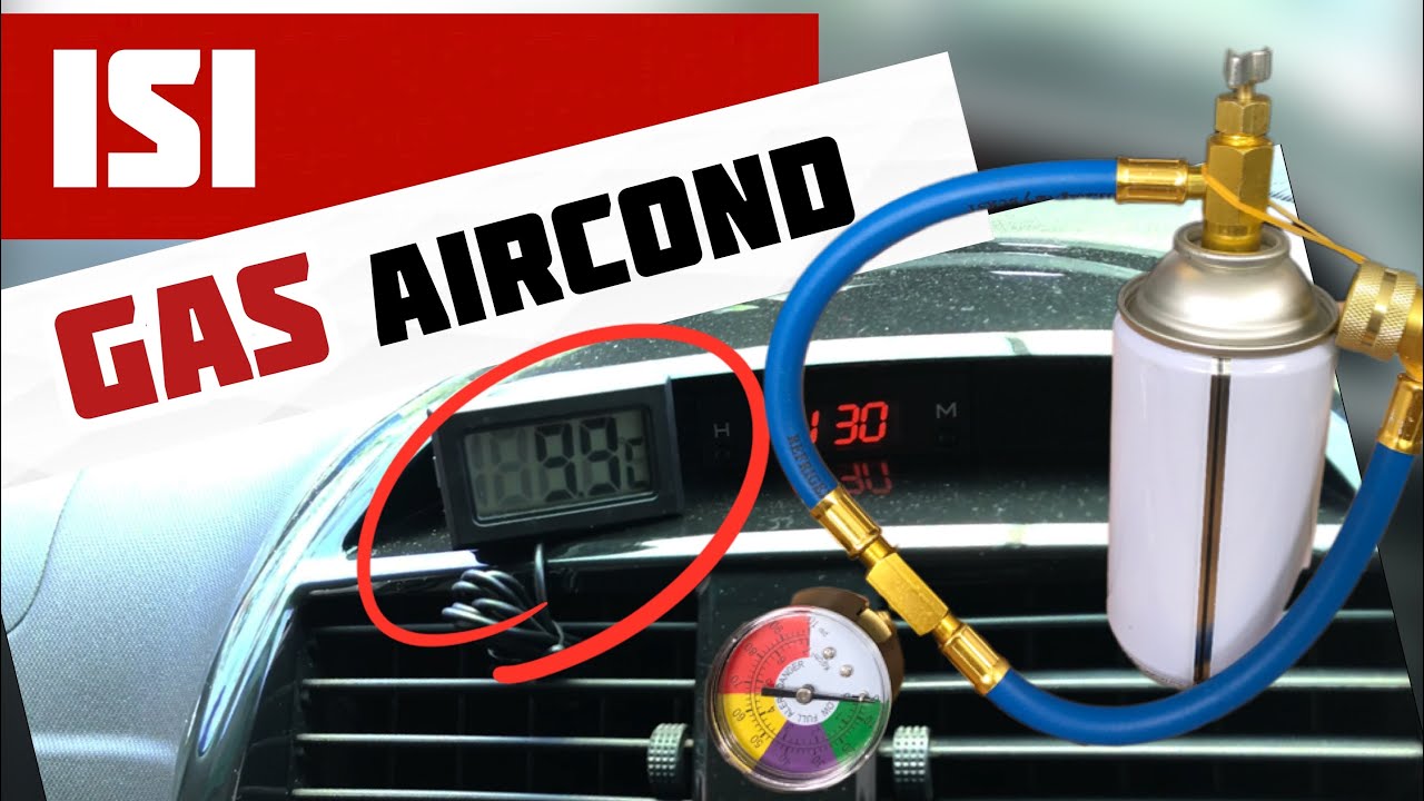 Cara topup isi gas aircond proton exora masalah gas aircond bocor | aircond tak / kurang sejuk | diy