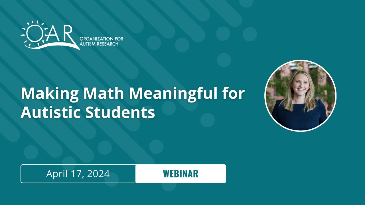 Making Math Meaningful for Autistic Students