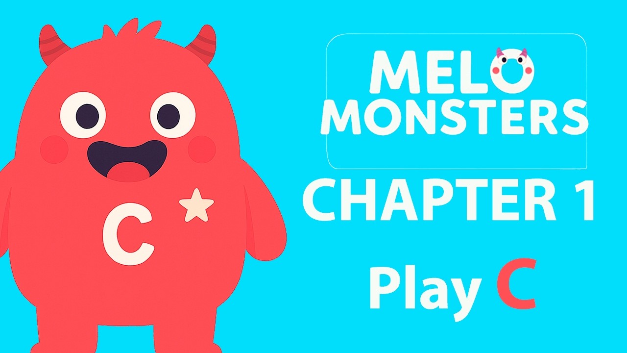🎵 MELO MONSTERS Play C | 🎹 Learn, Clap & Sing Note C👏| Original Song for Kids! 🎵