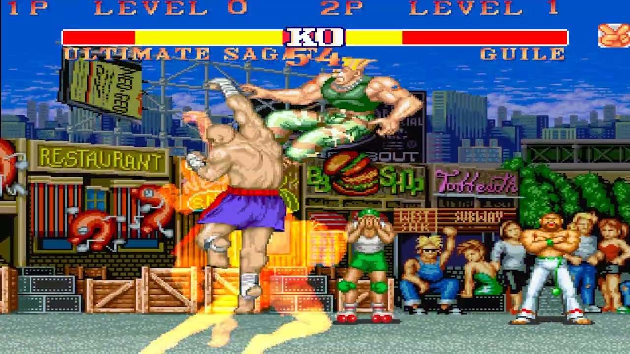 Sagat vs Guile - Street Fighter II
