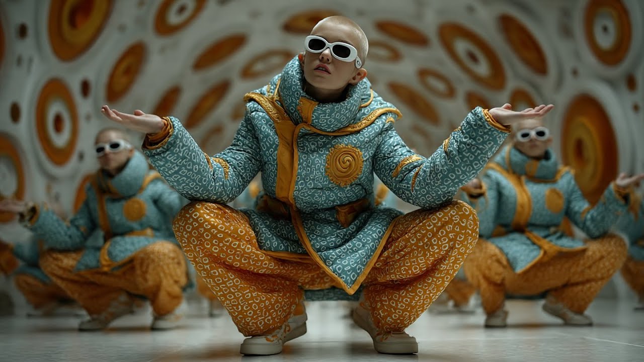 AI Dance Pop Video | Color Burst Energy – High-Energy Electronic Drop 4K