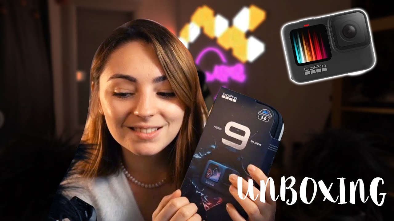 ♡ ASMR  Bonus - Unboxing GoPro Hero 9 (Tapping/ Scratching) ♡