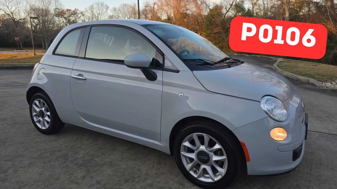 Код ошибки P0106 ​​на Fiat 500 &ndash; очистите датчик.