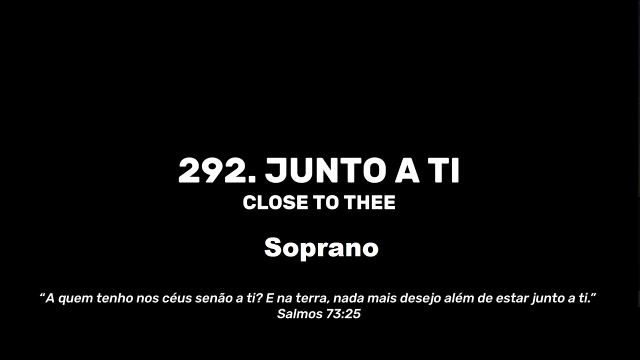 292. Junto a Ti - Soprano