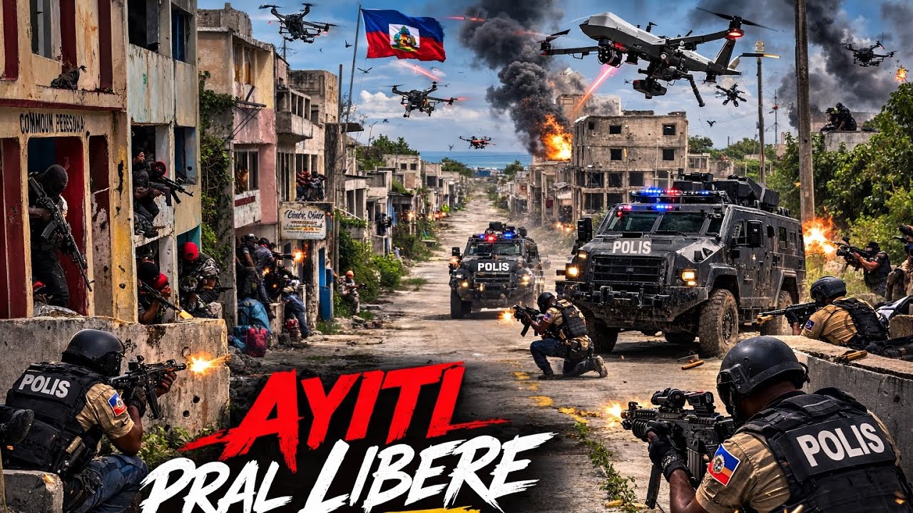 La polis mete Anba lavi l jan blan mande l la anpil bandi tonbe yo pa leve