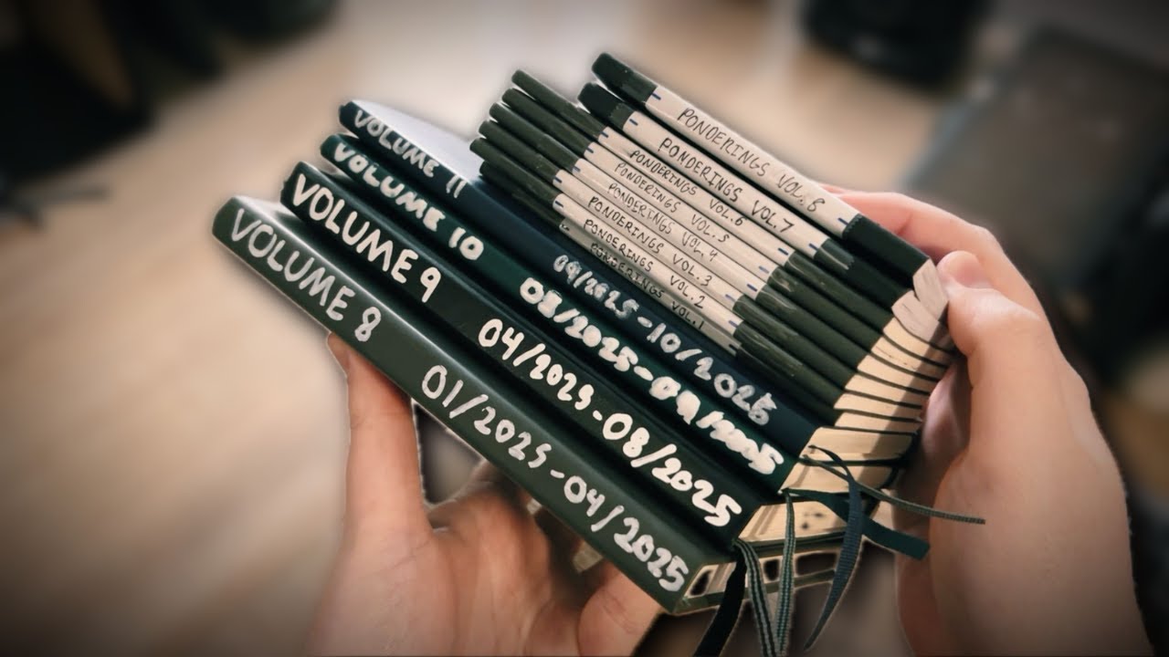 В 2025 году я заполнил 12 блокнотов. Стоило ли это того?